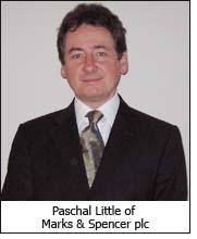 Paschal Little of Marks & Spencer plc